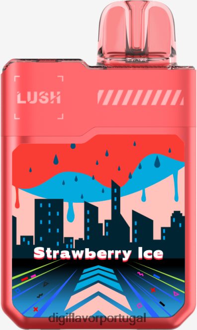 Digiflavor Geekbar LUSH descartáveis gelo de morango TH0HH413 Digiflavor Vape