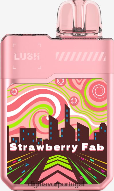 Digiflavor Geekbar LUSH descartáveis morango fabuloso TH0HH42 Digiflavor Lisbon