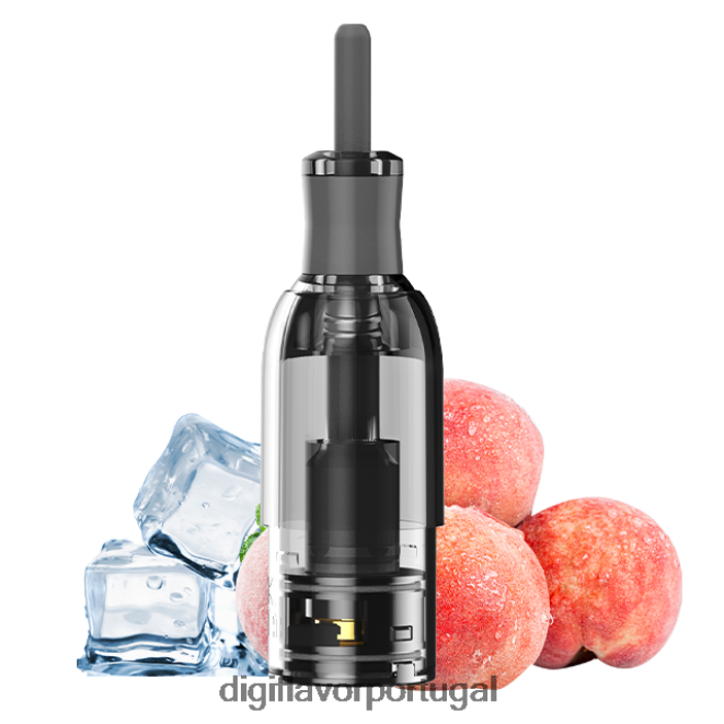 Digiflavor M1 tanque gelo de pêssego TH0HH437 Digiflavor Vape Pods